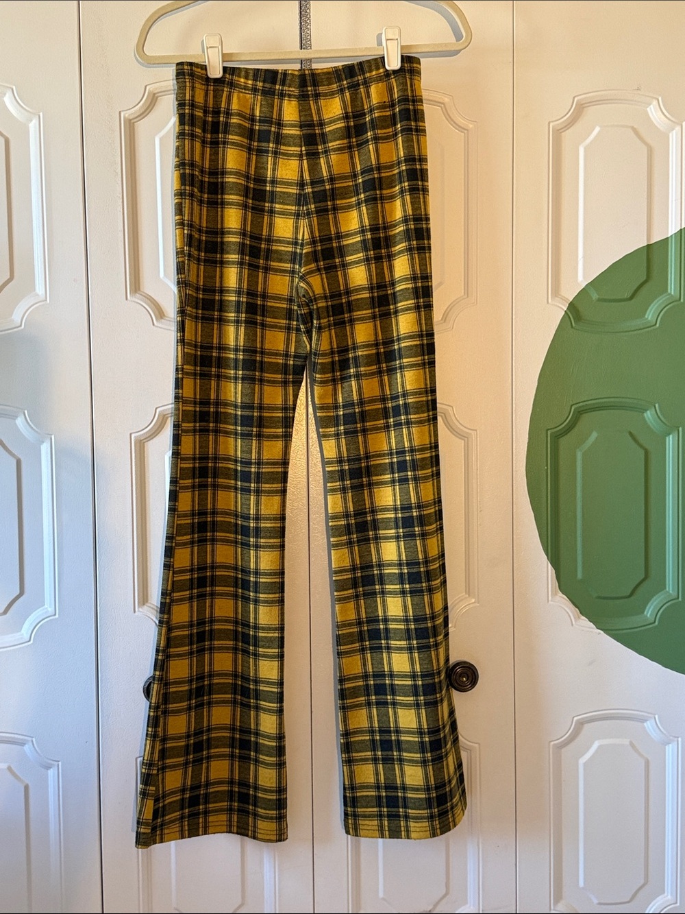 Forever 21 Yellow and Black Plaid Pants - Picture 4 of 6